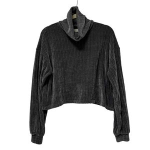 Altard State Women’s Cropped Sweater Grey Size Medium